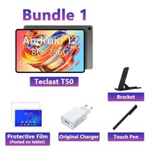 TeclastT5011인치2K태블릿 안드로이드12 2000x1200 8GBRAM UNISOCT616옥타코어 4G네트워크 C타입 고속충전, 06JP, 06256G번들1