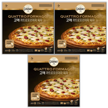 고메 피자 로마 콰트로 포르마지 피자 310g x 3판 프리미엄 피자 코스트코 냉동 치즈 에어프라이어 피자, 고메 콰트로포르마지피자 310g x 3판