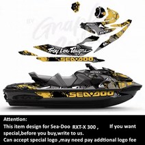 씨두 제트스키 brp sea-doo rxt 300용 jaycreer 데칼 스티커 필름, 열하나