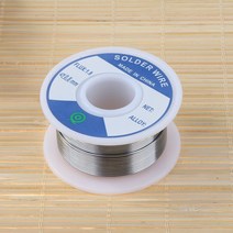 납땜용실납 와이어 인두 무연 주석 은 솔더 플럭스 1.8 3 은 0.8mm 스피커 diy 재료 납땜 납땜 롤 회로 기판에 사용, 0.8mm 50g 파란색