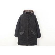 (KITCHEN ORANGE)키친오렌지 수입 블랙 헤비 덕 다운 패딩(M)