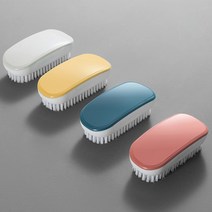 파스텔 욕실 주방 청소 솔 운동화 세탁용 미니 브러쉬, 옐로우