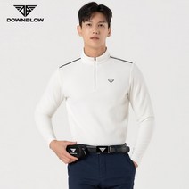 다운블로우_DBFWLW-6202-1M_FW남자골프웨어반집업티셔츠, 화이트