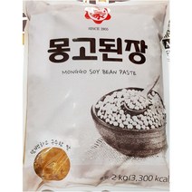 일식된장(부천몽고 2㎏)X8/소금종합쇼핑 /드랍쉽 /몸, 1, 2kg