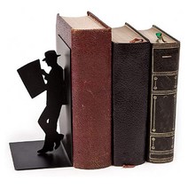 YHSMTG-튼튼한 선반 북엔드 홈 오피스 북 엔드 매거진 CD 홀더 랙 선반 책 디스플레이 지원 랙, 02 Reading Book