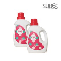 슈베스 고농축 유아섬유유연제 용기 1700ml, 1.7L, 2개