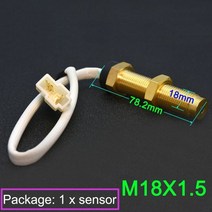 타코미터 tachometer 회전계 rpm 속도계85mm 타코미터 + 센서 디젤 엔진, 1pc 18mm 센서