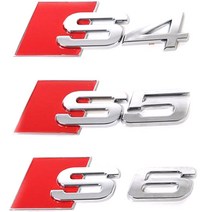 아우디 엠블럼 그릴 레터링 S3 S4 S5 S6 S8 A6 SLINE, 11.S6 엠블럼