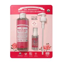 닥터브로너스 오가닉 스킨 로즈 475ml (미스트공병), 단품
