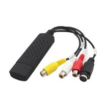 비디오테이프 변환 비디오 테이프 USB 플레이어 동영상 파일 오디오 캡처 어댑터 vhs to 디지털 기 vhs to dvd hdd tvcard express usb2.0 to, 협력사, 검은 색, 1개