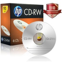 HP Media CDRW 412x 700MB 1P 슬림 케이스 10장 CD, 본상품선택, 본상품선택