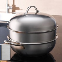 까사니 IH 더블 돔 웍 28cm 인덕션 올스텐 전골 찜냄비 찜솥 샤브샤브 숙주차돌찜