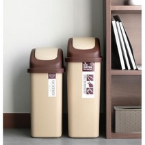 학교 학원 사무실 플라스틱 휴지통 중형 대형 쓰레기통, 직사각 대