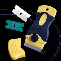 인덕션 청소 플라스틱 스크래퍼 본체1 + 칼날2