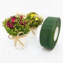 포장 리본 끈 제이제이리본 무지오간디D 15mm 25mm 40mm 28컬러 ( 길이 45M ) 공단리본, OD24