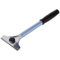 Winco 10.2cm(4인치) 블레이드와 고무 손잡이가 그릴 스크레이퍼 12개 미디엄 스테인리스 스틸, 1