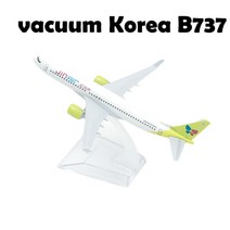 비행기모형 1400 모형 금속 비행기 복제 제주 서울 항공 항공기 모델 다이 캐스트 미니어처 소년을 위한 선물, [04] vacuum Korea B737