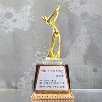 좋은상패 순금판 홀인원트로피 이글패 싱글패 골프트로피 JH05