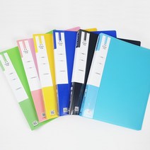 더존FK 클리어화일 BM 20P 40P A4 파일 클리어파일, 20매, 청색