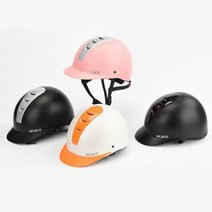 어린이 승마 헬멧 훈련 성인 경량 통기성 조절 가능, 4. 블랙 실버 M 54-58