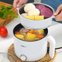만능 전기냄비 전기찜기 이유식 죽 스튜 전기메이커, 베이지