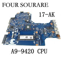 pc부품 HP ENVY X360 15-AR 노트북 마더 보드 FX-9800P CPU 448.07H06.002N 15255-2N 메인, 한개옵션0