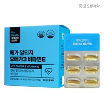 프리미엄 알티지 RTG 오메가3 600mg x 60정 비타민E, 60정(2개월)