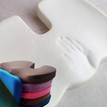 왕 쿠션 수험생 메모리폼 키높이 식탁의자 일반 방석 블랙