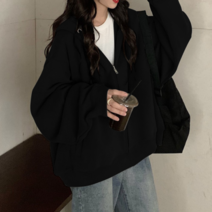 연예인후리스 이마트 집업 키작녀 뽀글이 후드 후리스 꾸안꾸 니트 일상복 원마일웨어 아노락 캠핑 운동복