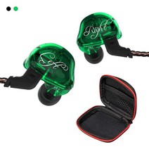 Andiker ZSR-C KZ 인이어 헤드폰 2BA+1DD 하이브리드 이어폰 HiFi 스테레오 베이스 헤드셋 탈착식 케이블 노이즈 캔슬링 헤드폰 음악 애호가 러닝용 (마이크 없음