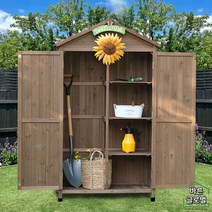 조립식 야외창고 농기구보관함 미니농막 소형 야외캐비넷 조립창고 간이창고, /, B형 브라운980X580X1700mm