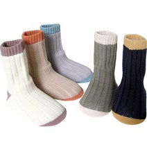 양말하우스 아동양말 카푸치노 양말 (혼합5종)