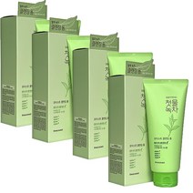 과일나라 첫물녹차 모이스트 클렌징 폼 180g, 4개