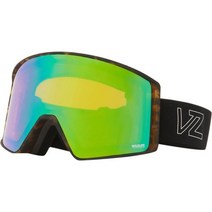 VonZipper 본지퍼 마하 VFS Goggles VONZ08N 216847, Tortoise/Green Chrome, One Size