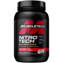 nitro tech 100 웨이 골드 쿠키 앤 크림 907g 2lbs