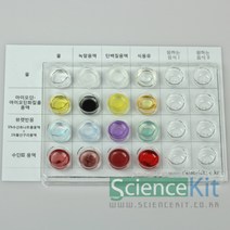 영양소 검출 판 만들기 4인세트과학수업 키트 실험교구 영재 과학의날행사, 본상품