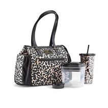 FitFresh Copley 성인용 단열 도시락 가방 작은 성인 점심 Feline Fine
