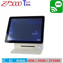 Windows 올인원 터치 스크린 영어 VFD 고객 디스플레이 POS 시스템 공장 가격 15 인치, 01 미국_02 i5  128G 8G RAM, 01 White