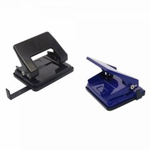 학교 사무실 금속 두 구멍 펀처 핸드 페이퍼 펀치 스크랩북 20 페이지 종이 커터 1 PC 6mm, 2, Random