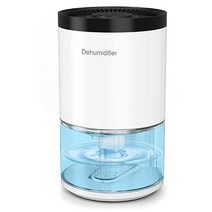 Lafhome 제습기 992.2g(35온스) 가정용 소형 제습기 2200 입방 피트(220 평방 피트) 7가지 다채로운 LED 조명 욕실 침실 지하실 RV용 자동 꺼짐