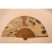 (경남관광기념품점 바이어) 오죽풍속도 한지접선부채, 장터길