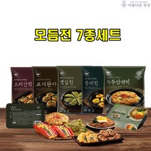 아름다운정성 모듬전 7종세트 깻잎전 오미산적 동태전 고기완자 눅두빈대떡 소갈비찜 잡채 소포장 즉석조리 간편식 가족모임 행사 반찬 안주 제사 차례상, 3세트