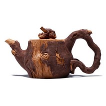 오래된 자사호 중국 수제 맞춤형 찻주전자 세트 도마뱀 도자기 대나무 부분 말뚝 자사차호 선물