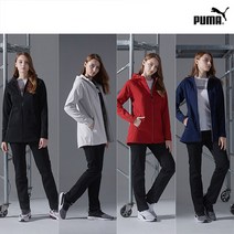 푸마 [PUMA] NEW 푸마스포츠 저지트랙수트 여성 SET - RED