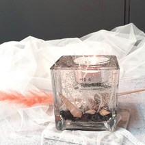 달빛마녀캔들 (2set 키트) 화이트산호 바다젤캔들 홀더 DIY 만들기 재료, 1세트, 웨딩데이