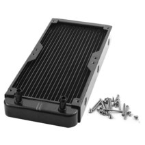 YXQ 18 파이프 알루미늄 컴퓨터 라디에이터 열 교환기 270mm x 120mm PC CPU 워터 쿨 시스템 240mm(A)