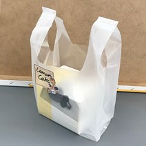 [소행섬] 무지 HD 비닐 쇼핑백 U형, U40, 100개