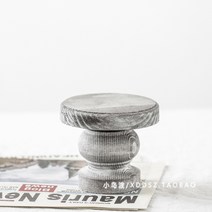북유럽 빈티지 케이크스탠드 원목 우드 받침대 인테리어 디저트 트레이 엔틱 홈카페 소품선반, 접시(트럼펫)구제그레이지름 11x높이 9.5