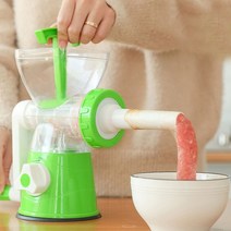 가정용 육절기 후지 골절기 푸드 프로세서 고기 분쇄기 수동 프로세서 민서 주방 기계 소시지 메이커 스터퍼 야채 초퍼 블렌더, 푸른