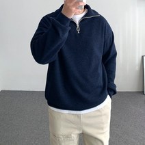 남자 카라 반집업 니트 티셔츠 6color